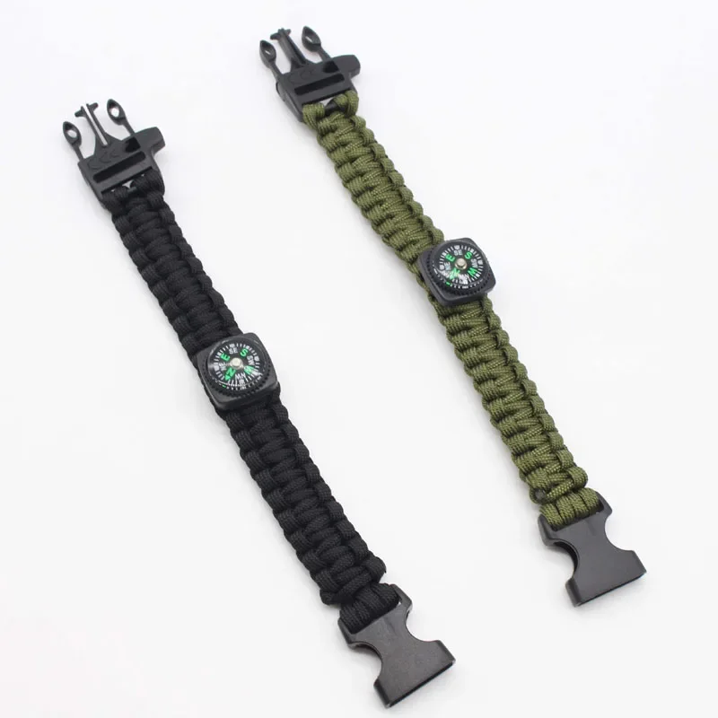 YOPINDO 6 in 1 Militär Paracord Survival Armband Wandern Camping Notausrüstung, 2er Pack YOPINDO 6 in 1 Militär Paracord Survival Armband Wandern Camping Notausrüstung, 2er Pack