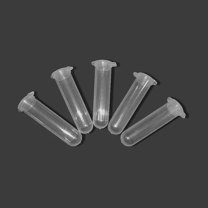 

200Pcs/bag 7ml Centrifuge Tube, Multi-purpose Transparent Plastic Empty Sample Storage Container EP Plastic Round Bottom