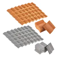 200Pcs Roof Tiles Building Set Miniature Tiles Mini Dollhouse Shingles Fake Tile Landscape Garden Diorama Roofing 1