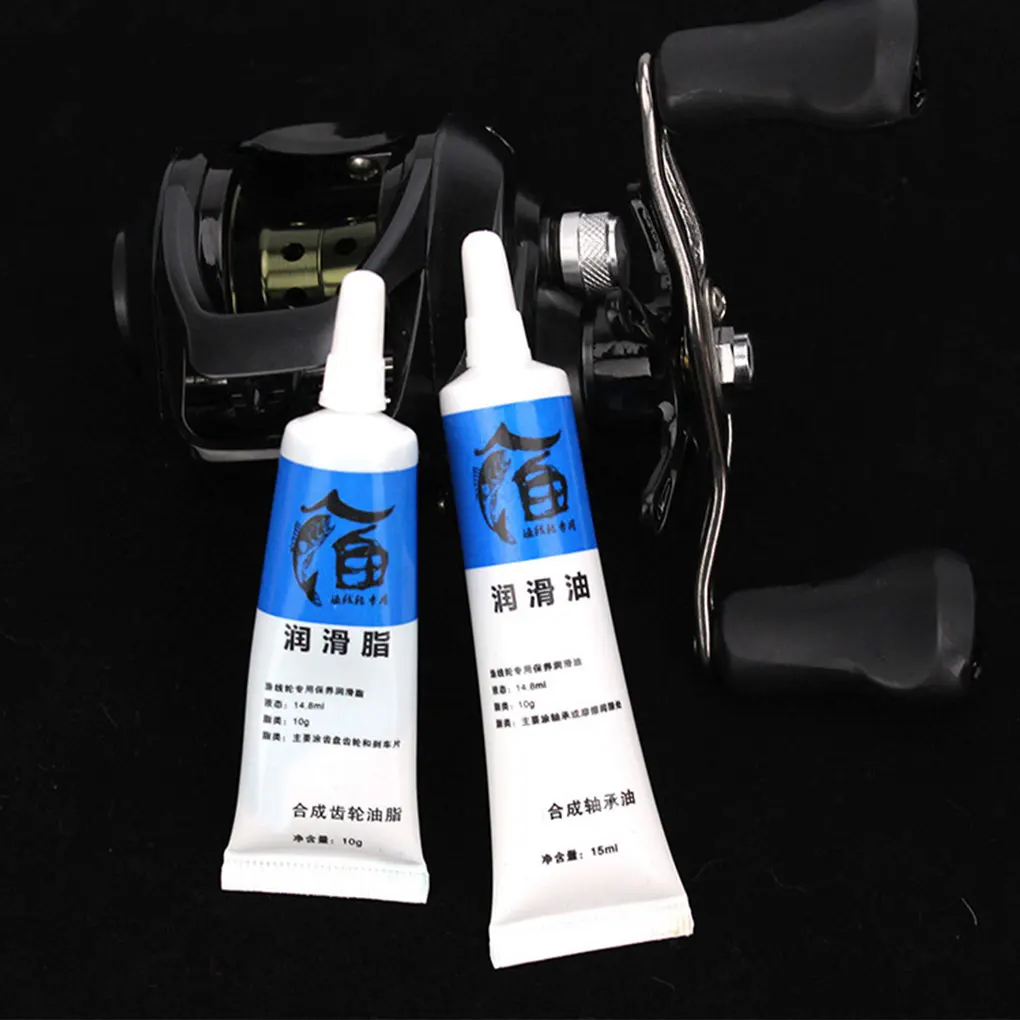 4Pcs Lubricant Grease Fishing Reels Wheels Metal Sprocket Bearing Lube