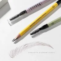 Veecci Hard Microblading Eyebrow Pencil Waterproof Lasting Eye Brow Pen Definition Enhancers Natural Eyebrow Applicator 1