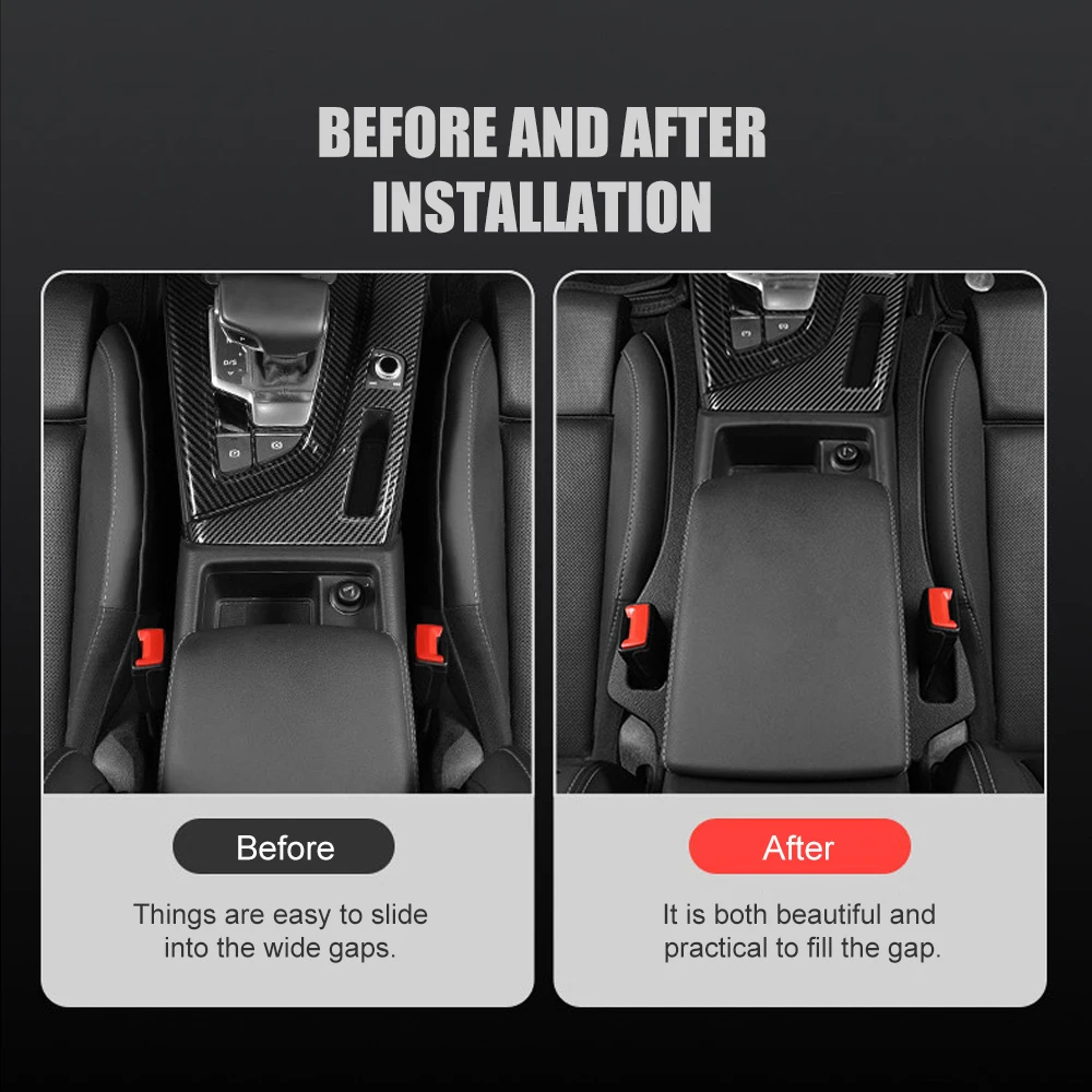 Car Seat Gap Filler Side Seam Plug Strip Leak-proof Filling Strip Interior Decoration
