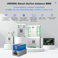 JK BMS 200A Jikong Bms JK-B1A8S20P Smart BMS 8S 24V Active Balance 2A bms for lifepo4 lithium ion battery BMS RS485 CAN App BT - Image 2