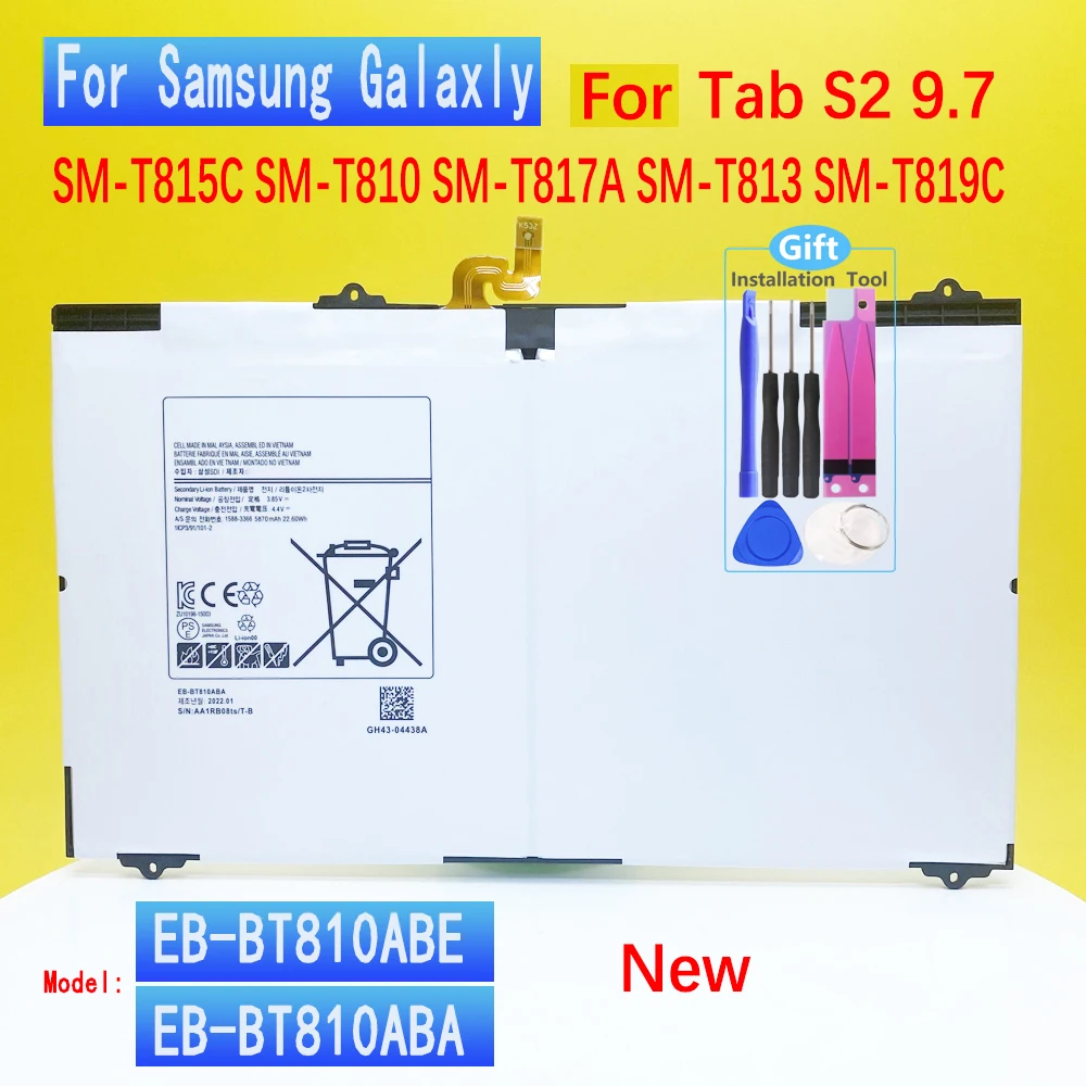 EB BT810ABE EB BT810ABA แท็บเล็ตสำหรับ Samsung GALAXY Tab S2 9.7 SM
