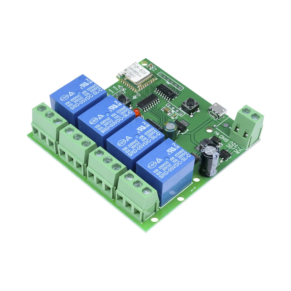 WiFi-Enabled 4-Channel Smart Relay Module