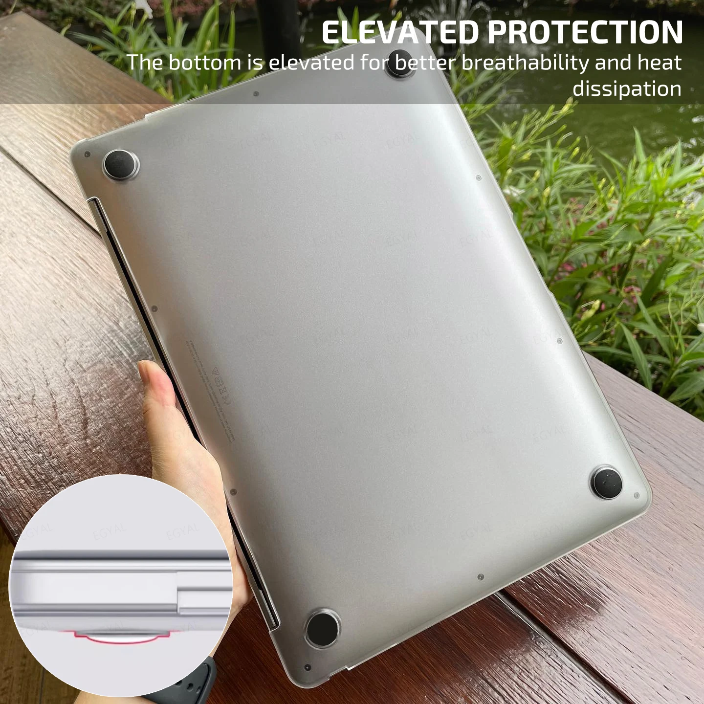 Capa para Laptop sem Impressão Digital Capa para Macbook Air 13 m1 m2 Macbook Air 15.3 2023 2023 Air 13.6 2023 Macbook Pro 13 - Imagem 6