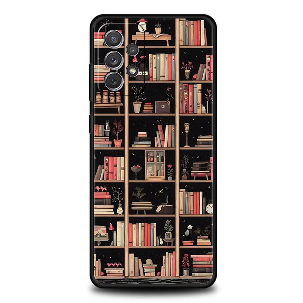 Read Books Illustration Silicone Phone Case