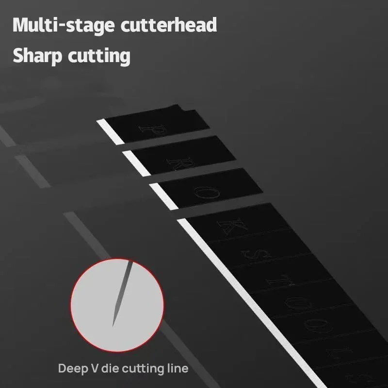 Utility Knife Carbon Steel Replace Utility Knife Blade 100mm*18mm Thick Black DIY Tool Carving Blades For Student Office Stationery