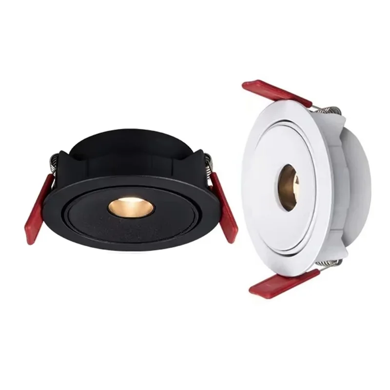 Dimmable LED COB Recessed Ceiling Lamp 7W 10W 12W Fixture Downlight Focus Mini Spotlight Narrow Beam Angle 3&deg;8&deg;15&deg; Wine Cabinet
