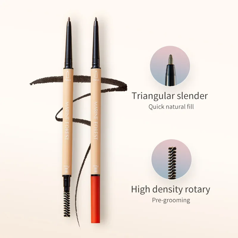 Pudaier Dual-Ended Product Natural Waterproof Shade Ultra Fine Eyebrow Pencil Long-lasting Precise Microfine Eye Brow Pen Makeup