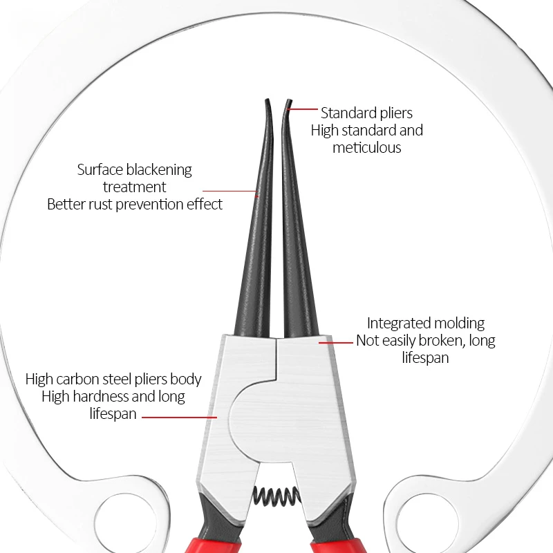 ELECTRIC 6-In Circlip Pliers