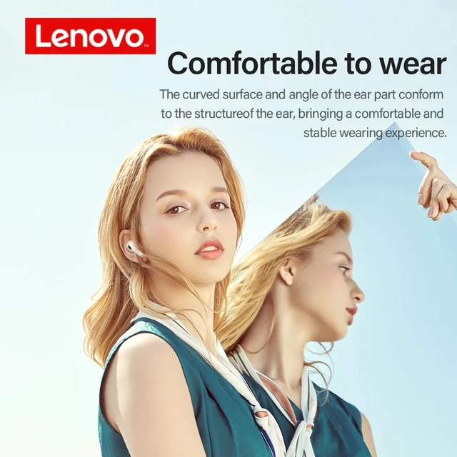 Original Lenovo LP40 wireless headphones TWS Bluetooth Earphones Touch Control Sport Headset Stereo Earbuds 5