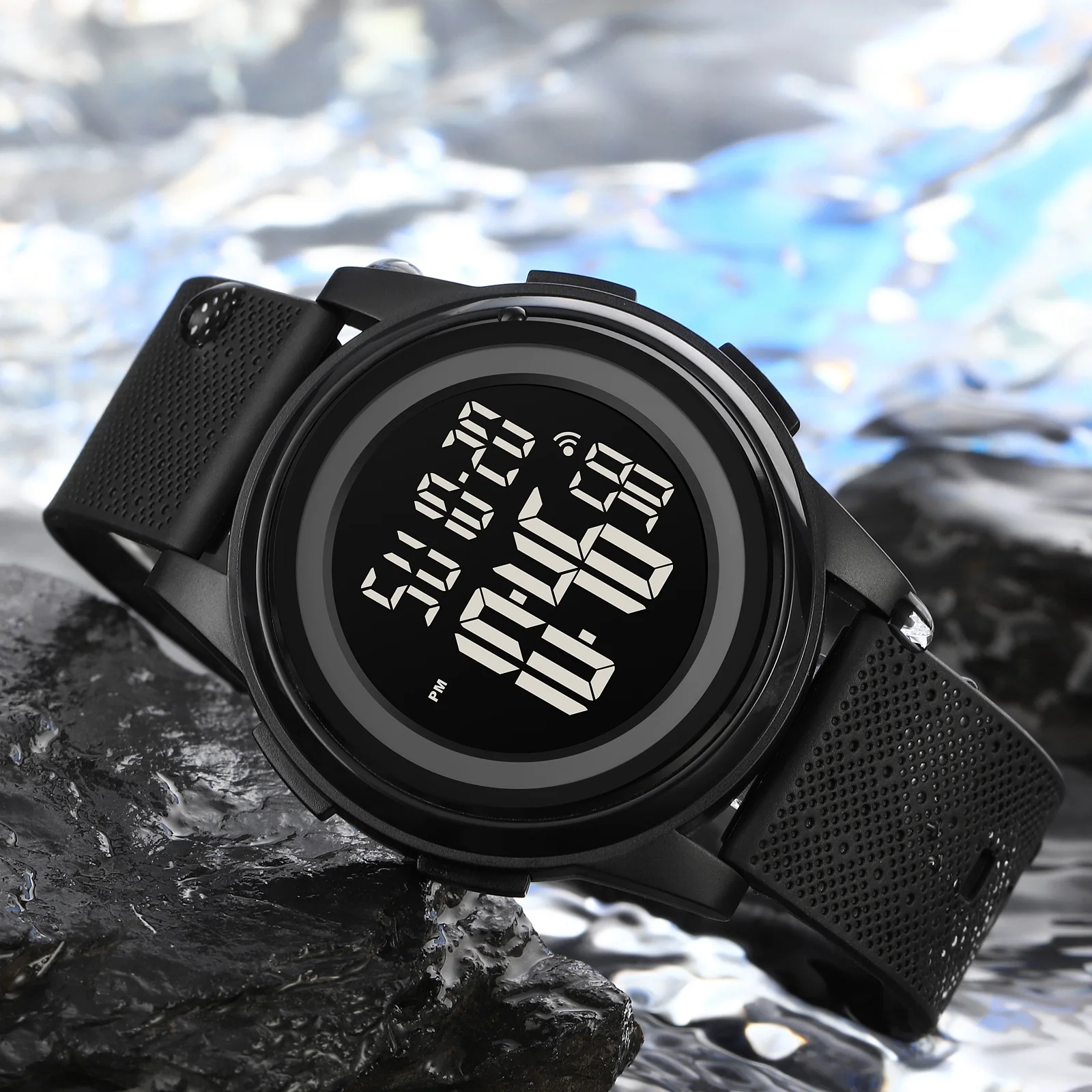 SKMEI 1895  Digital Wristwatch relogio masculino Casual Countdown Sport Watches Men LED Light Chrono Alarm Clock 5Bar Waterproof 2