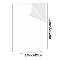 10/20/30/40 Sheets A4 pp Matte Vinyl Sticker Paper for Inkjet Printer Sticker Papers White Labels Waterproof & Tear-Resistant 2