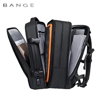 BANGE Travel Backpack Men Business Backpack School Expandable USB Bag Large Capacity 17.3 Laptop Waterproof Fashion Backpack 1