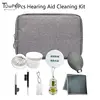 1PCS-9PCS/Set Hearing Aid Cleaning Kit Brush Vent Cleaner Wire Magne Wax Loop Tools Set 2