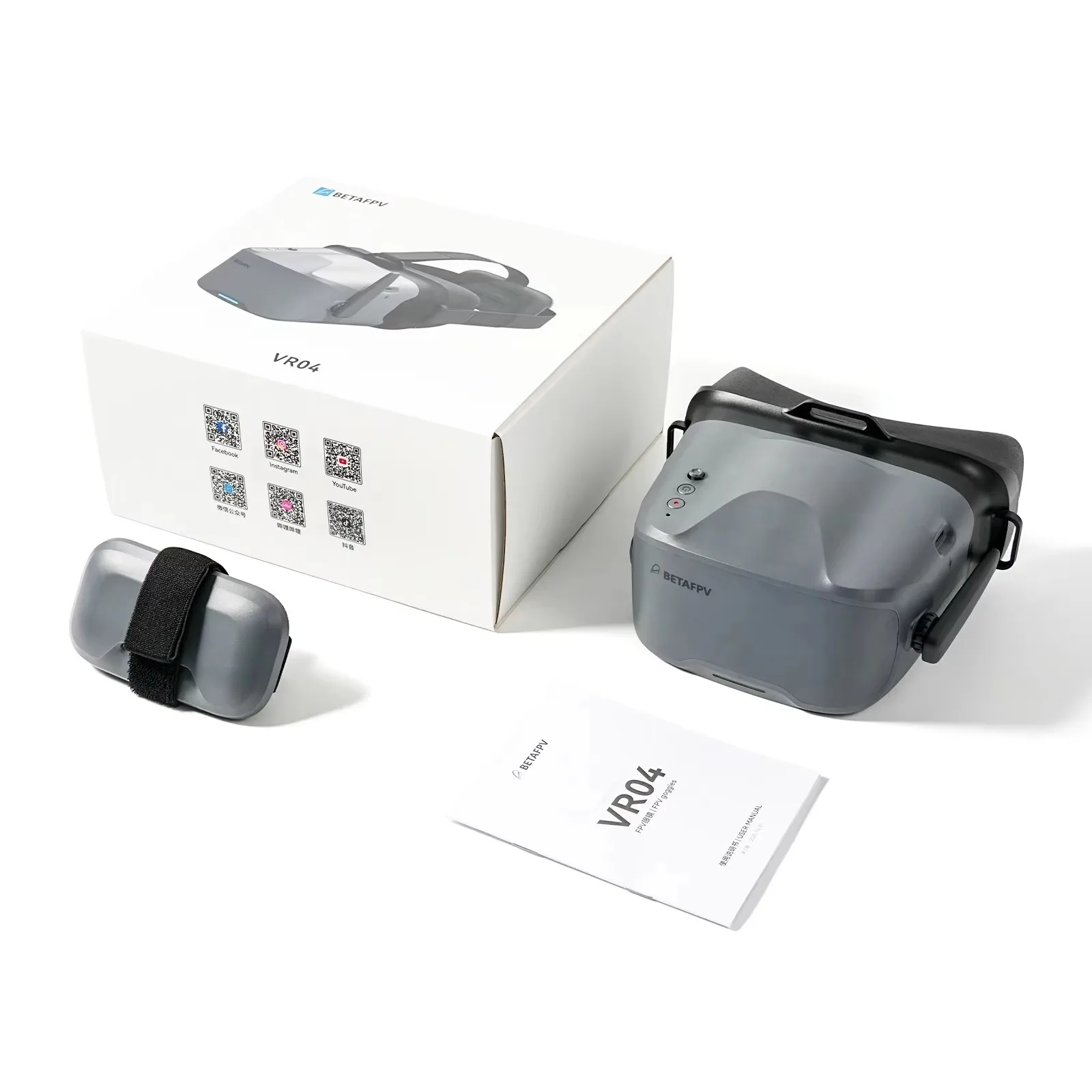 Lunettes FPV VR04 HD Analog Version - Confort, Autonomie 3h, Compatible P1