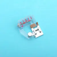 1 Pack Transparent Ménage Machine À Coudre Accessoires Réglable Large et Étroit Pied-de-biche Couture Ourlet Pied-de-biche 4
