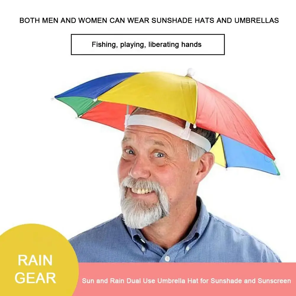 Chapeau parapluie pliable pêche résistant au vent protection solaire portable camping plage
