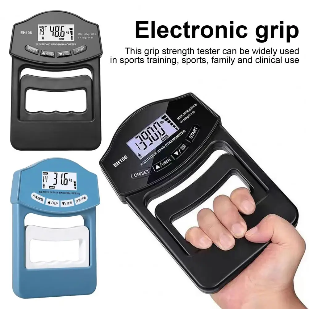 Electric Grip Power Strengthener Digital Grip Strength Tester with Led Display for Hand Measurement Strengthening for Power hand strengthener hand grip trainers hand grip exerciser hand exerciser hand trainer hand dynamometer