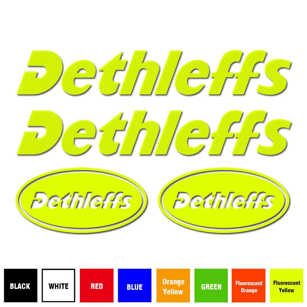 Voor Dethleffs Caravan Camper Camper 4 Stuk Kit Decals Stickers/Keuze