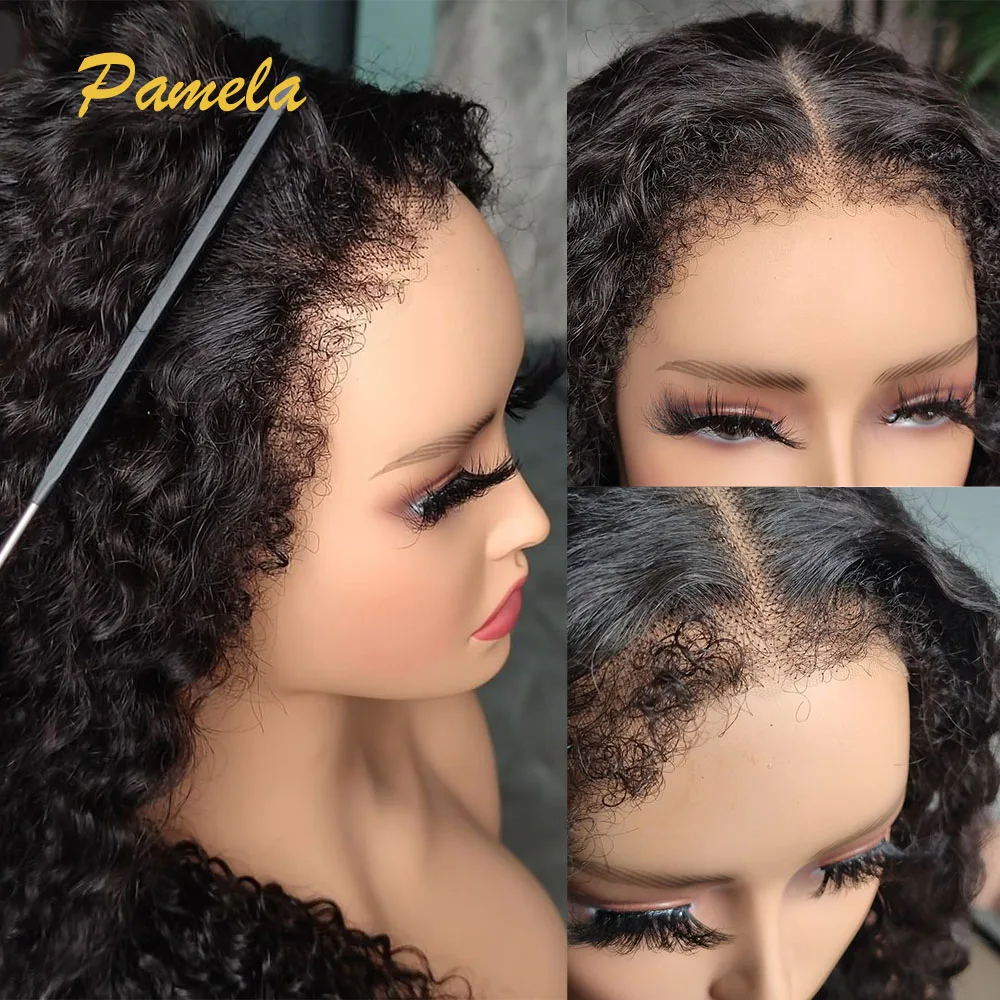 Kinky Edges Natural Hairline Wig Kinky Curly Curly Baby Hair Lace Front Wigs Deep Aliexpress