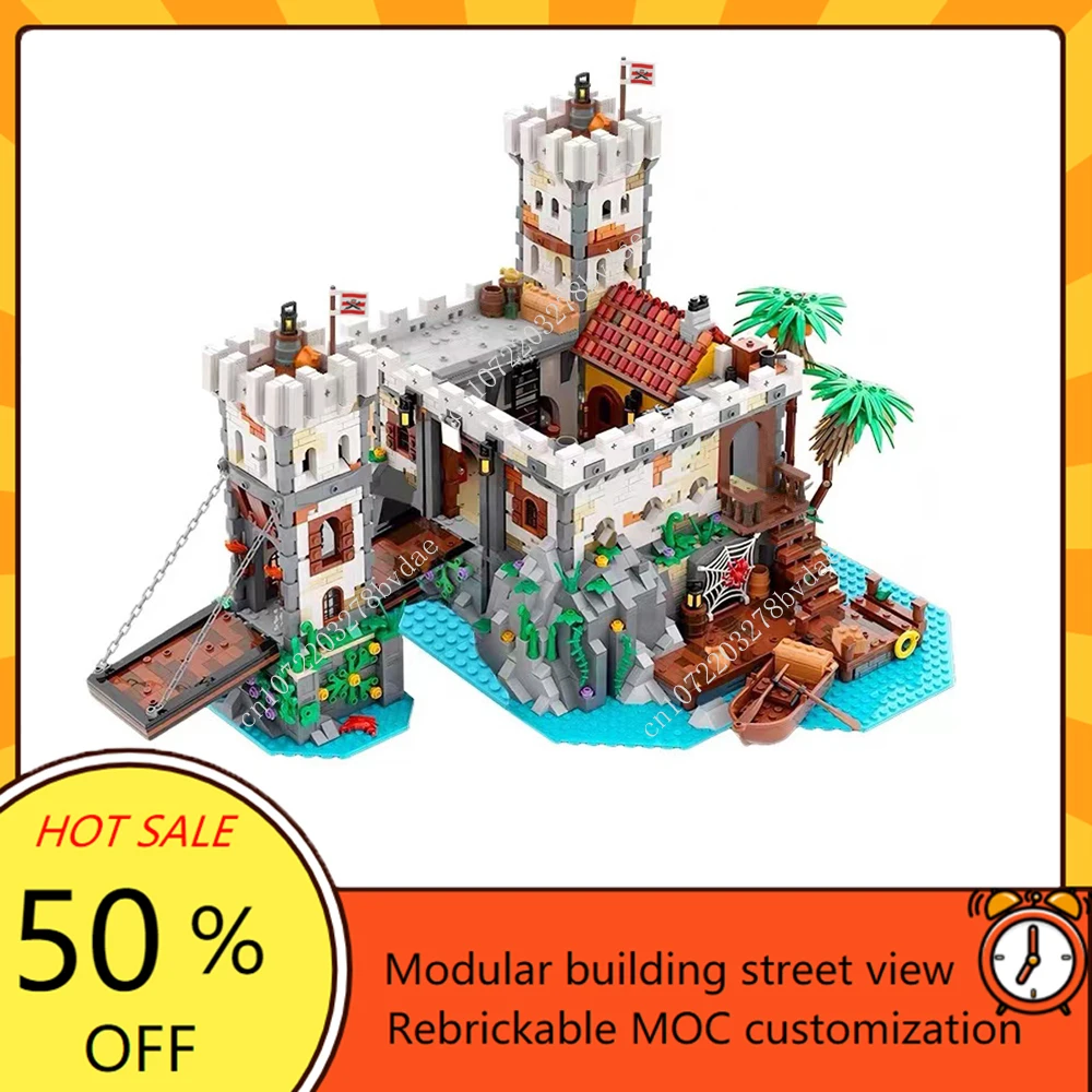 

3297 шт., набор строительных блоков MOC: императорская крепость