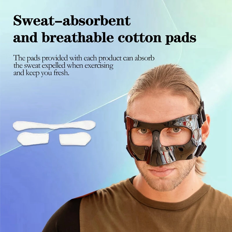 Sports Face Guard Nose Guard Broken Nose Basketball Football Softball Training Face Protect Shield