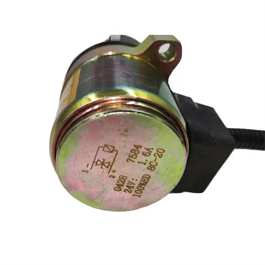24V Engine Fuel Shut Down Solenoid 04287584 0428 7584 For Deutz 2011 TCD 2011 1011