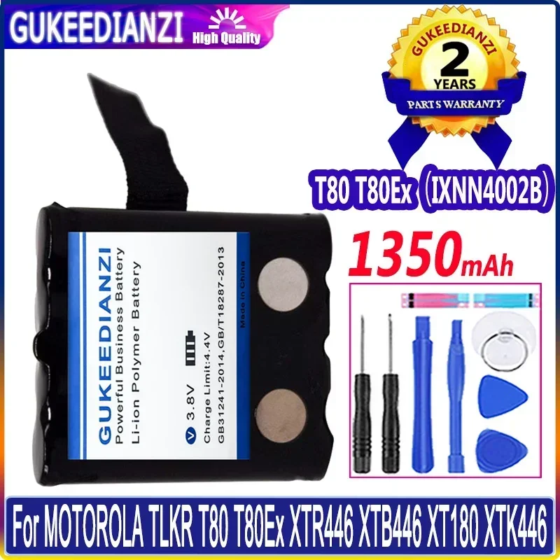 Gukeedianzi Batteria Di Ricambio Per Motorola Tlkr T80 T80Ex Xtr446 Xtb446 Xt180 Xtk446 Tlkr T61 T81 T5 T6 T7 T8 T50 T60 Radio