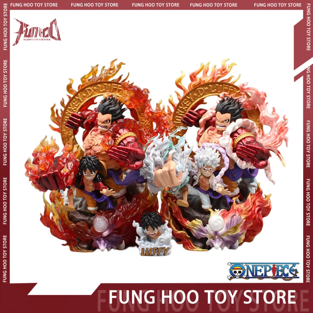 

23cm One Piece Figures Luffy Figure Gk Sun God Luffy Nika Anime Figures Wano Country Monkey D Luffy Figurine Statue Model Doll