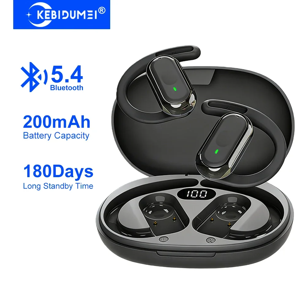 KEBIDUMEI Auriculares Open-Ear Bluetooth 5.4 Deportivos
