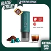 Outin Nano Portable Espresso Machine with Self-Heating, Mini Car Coffee Maker, Compatible with NS Capsule & Ground Coffee 1