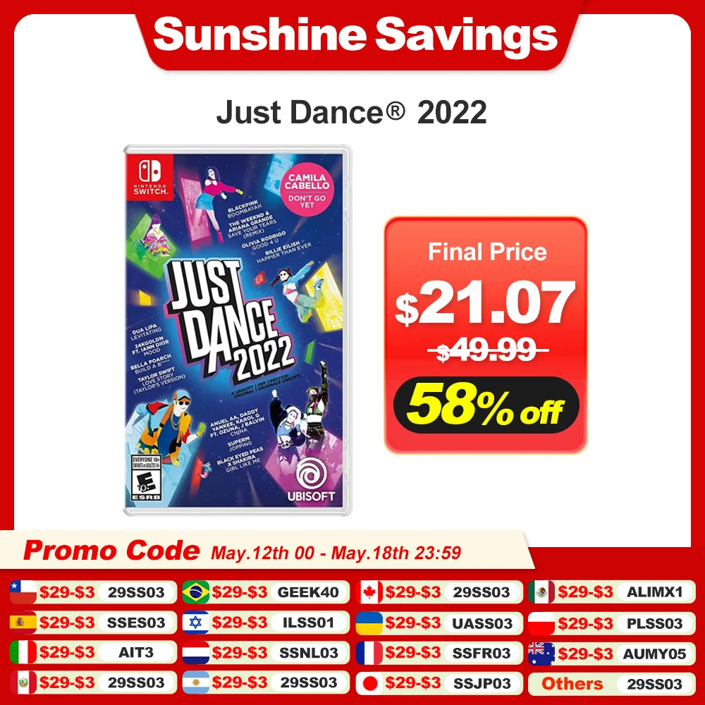 Nintendo Switch - Nintendo Swich Just Dance 2022ソフト付き Amazon.com: Just Dance 2022 - For Nintendo Switch : Video Games