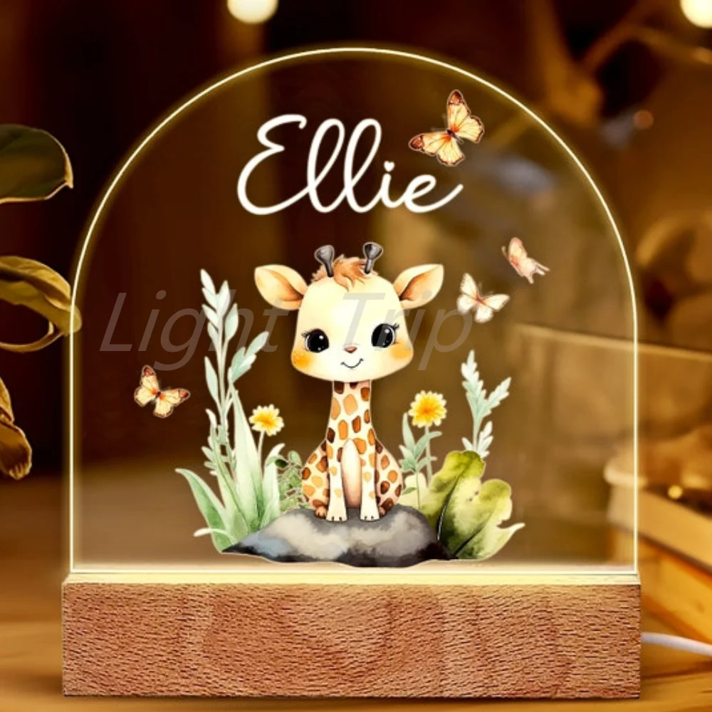 Personalized Night Light Customized Christmas Gift Gift for Birthday Girl Daughter Boy Him Baby Shower Dad Mom Her Boyfriend