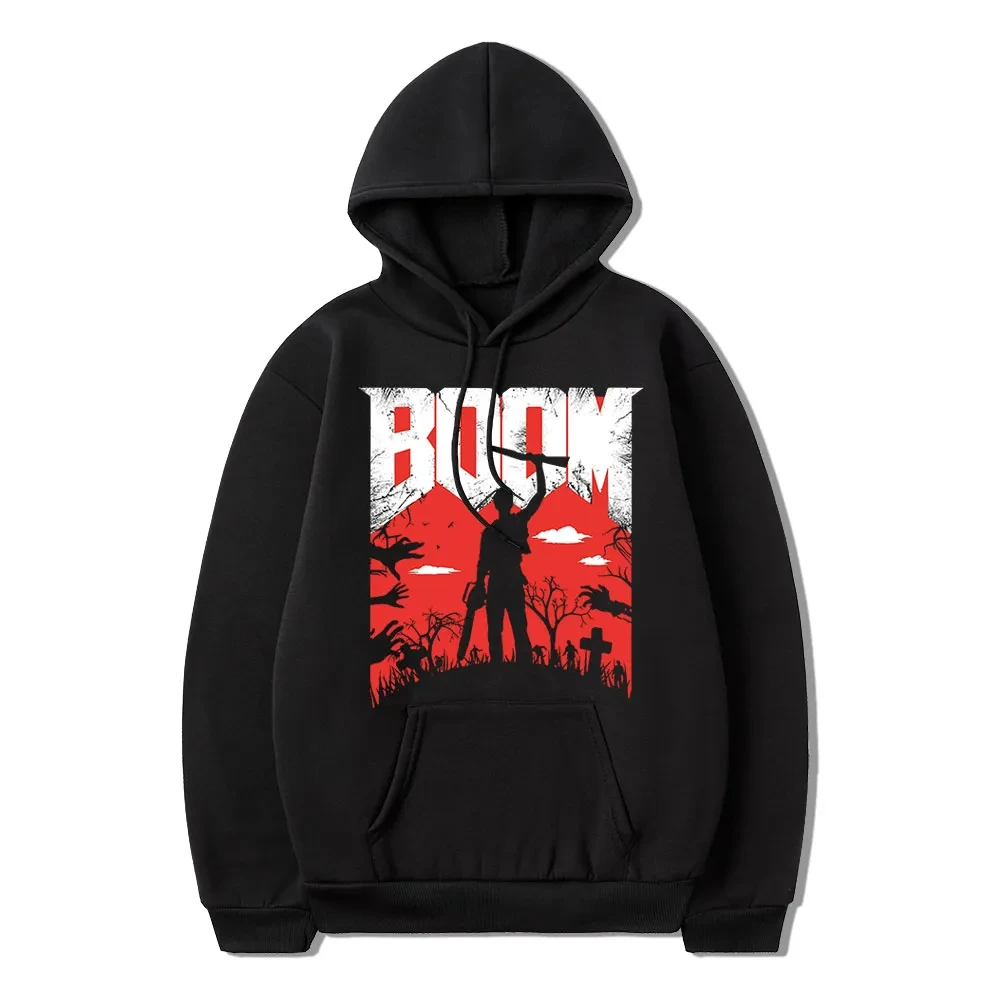 

Autumn Winter Man Hoodies Ini Adalah My Boomstick Print Pullover Hoody Women Sweatshirt Harajuku Unisex Streetwear y2k Clothing