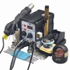 2 in 1 Soldering station LCD Digital Display Welding Rework Station For cell-phone BGA SMD PCB IC Repair Solder Tools 8586 5