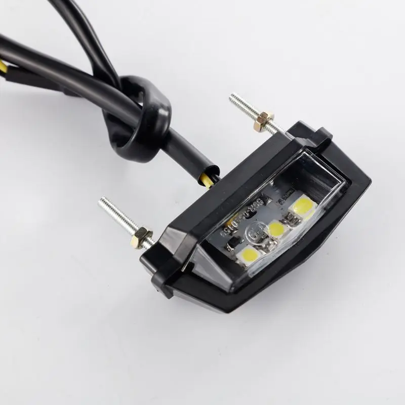 202312V 오토바이 라이센스 플레이트 LED 라이트 KTM 250XC 250XC-F 250XCF-W 250XC-W 250EXC EXC-F 350EXC-F