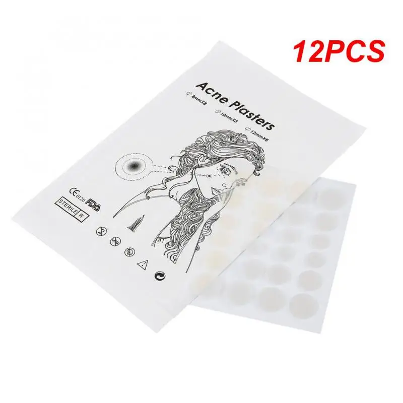 

12 шт., водостойкий коллоидный Пластырь от акне