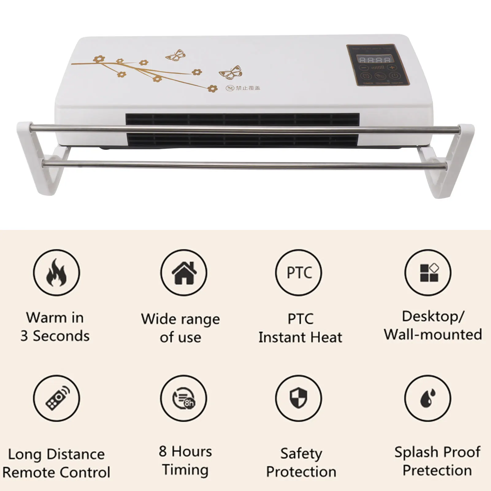 Air Conditioner Air Conditioning Machine Wall Mount Air Conditioner and Heater For Bedroom Living Room