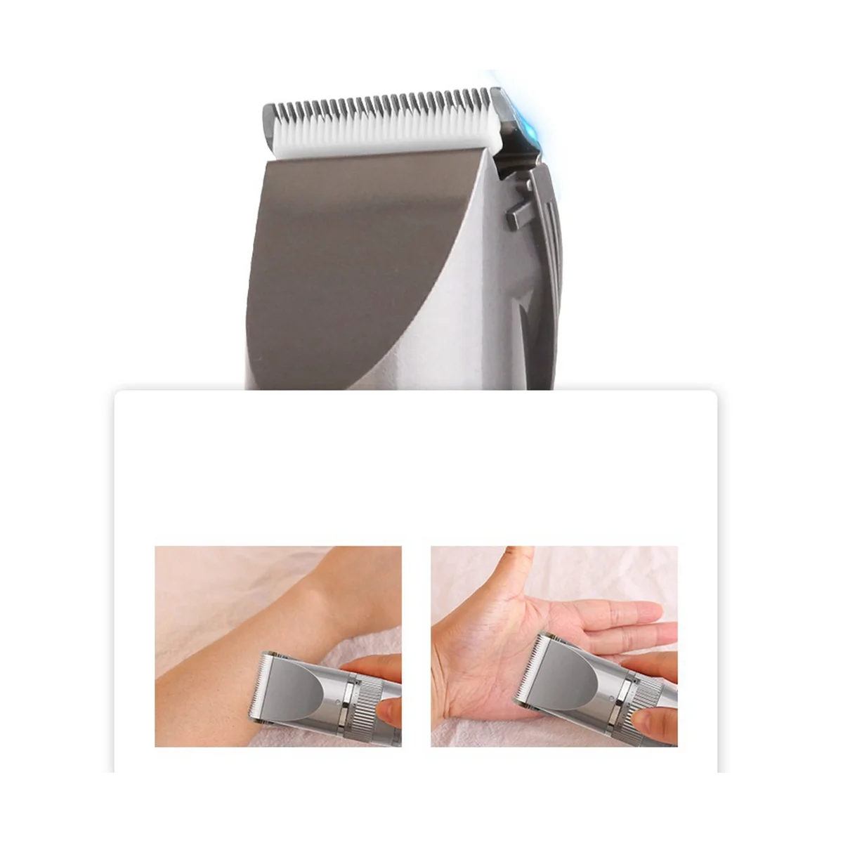 Professional Hair Clipper USB Rechargeable Hair Clipper Men Haircut Ceramic Blade Shave Hair Clipper 2