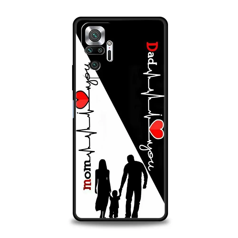 Cute Couple Letters Art Soft TPU Phone Case