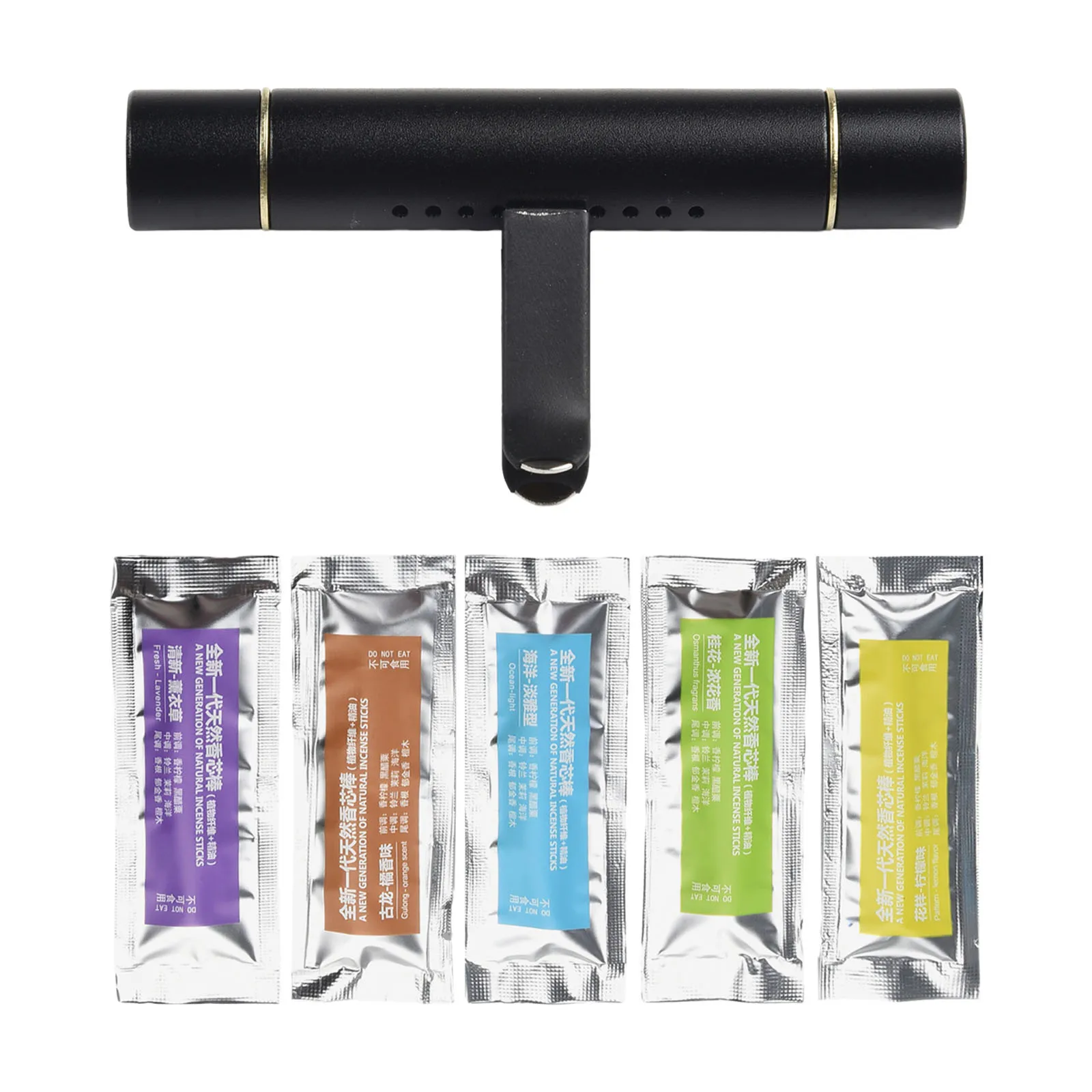 Tool Outlet Fragrance Clip Accessories Aluminum Alloy Outlet Fragrance Clip Replacement Aluminum Alloy Black Car