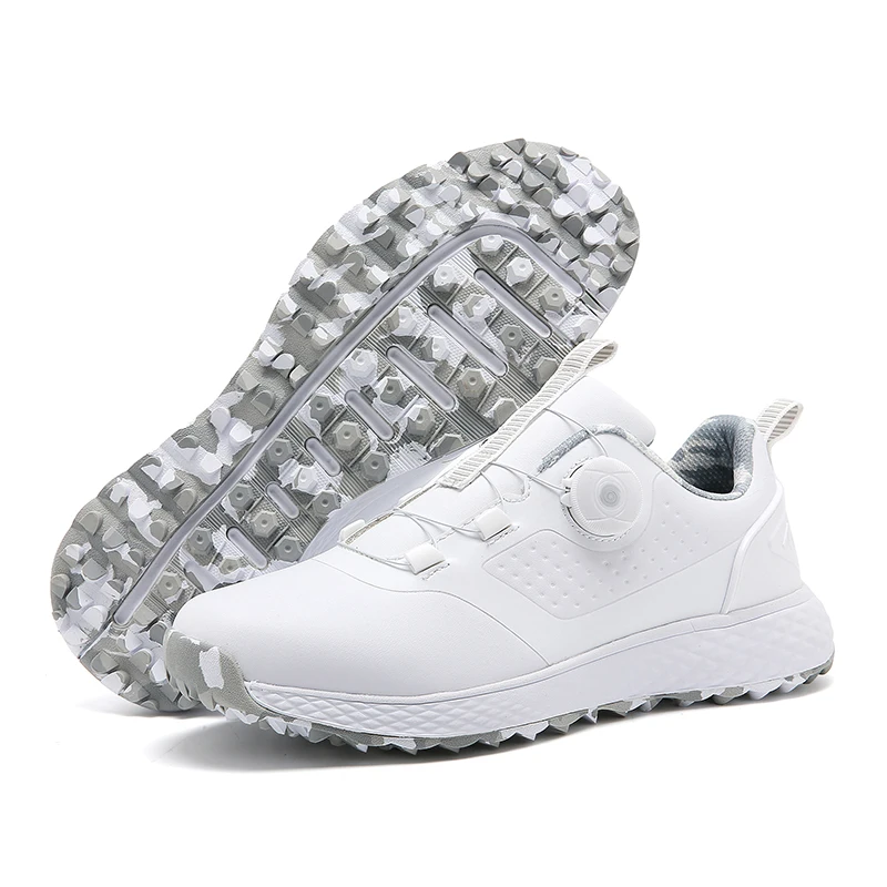 

Professional Golf Shoes Men Women Size 36-44 Luxury Golf Wears for Couples Light Weight Gym Footwears New