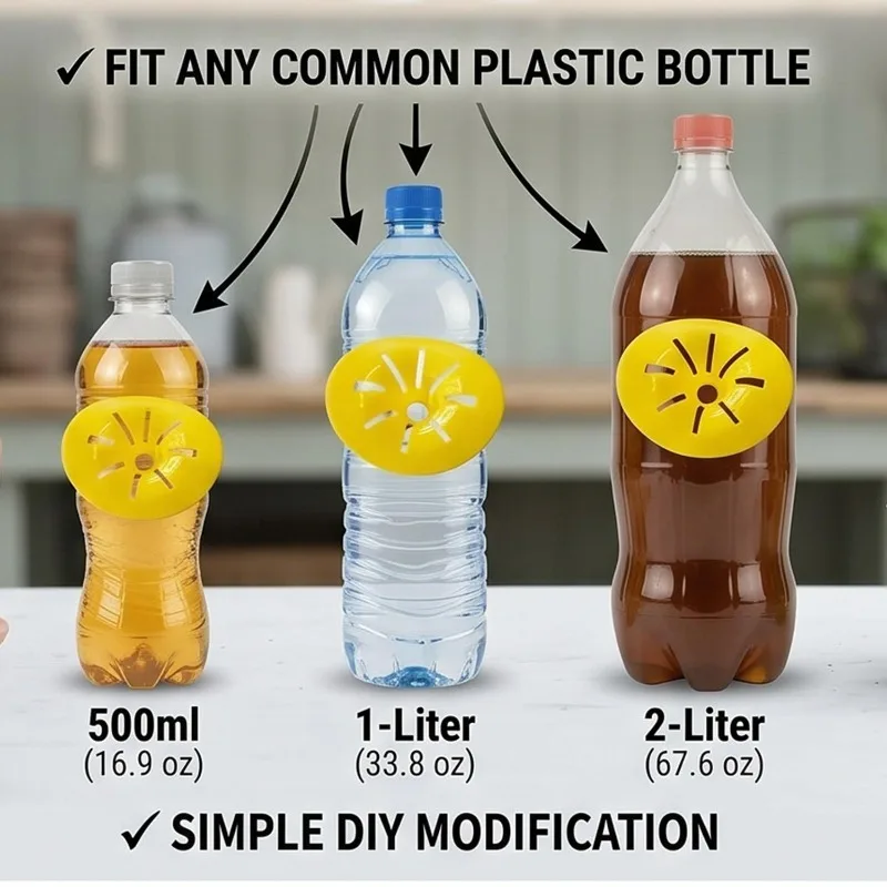Reusable Flower-Shaped Insect Traps for Effective Pest Control