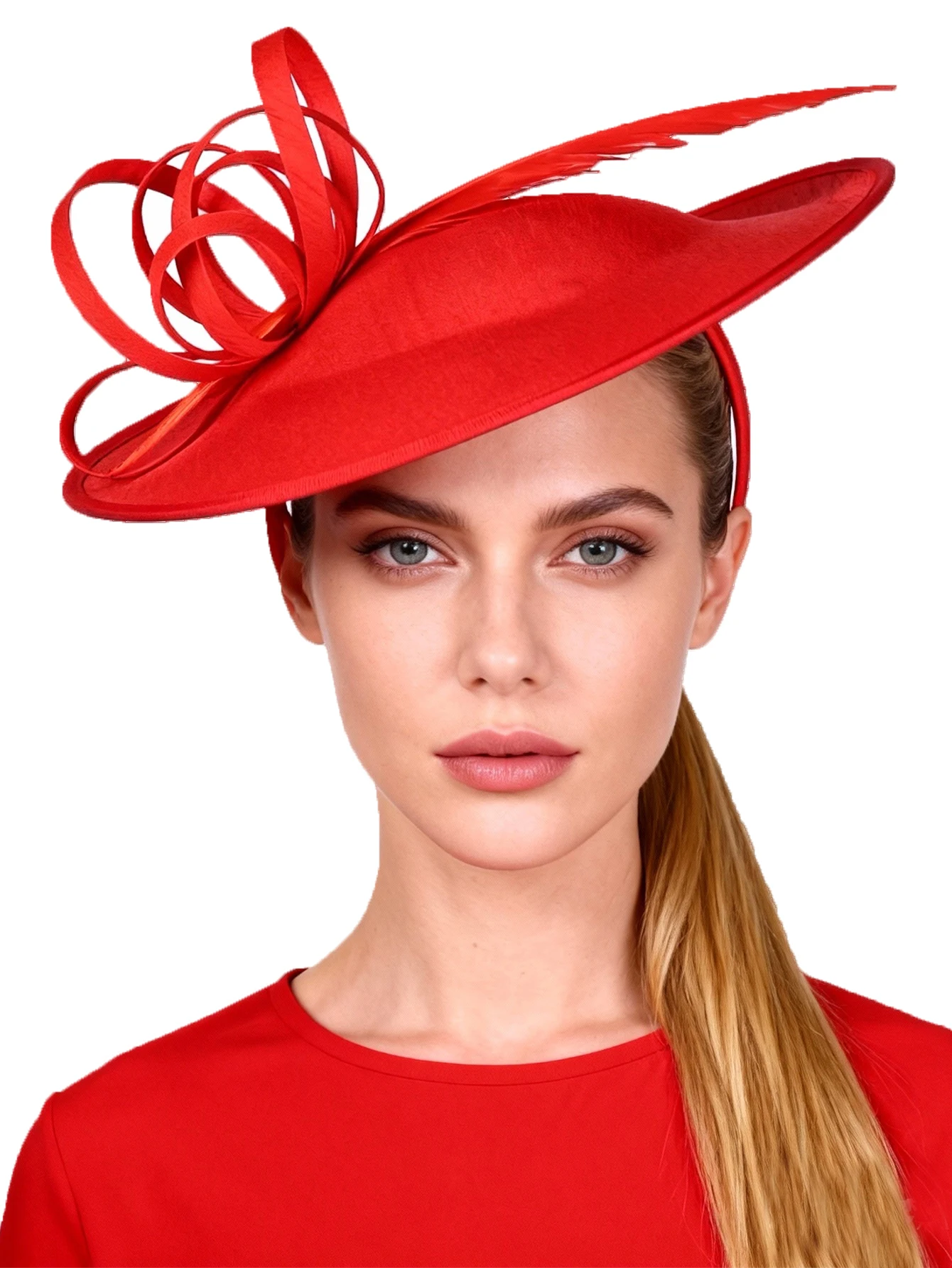 Elegante Derby-Fascinator-Hüte für Damen und Herren, formelle Kirche, Kentucky, Hochzeit, Braut, Cocktail, Teeparty-Kleid, Hut mit Feder – Detail 17