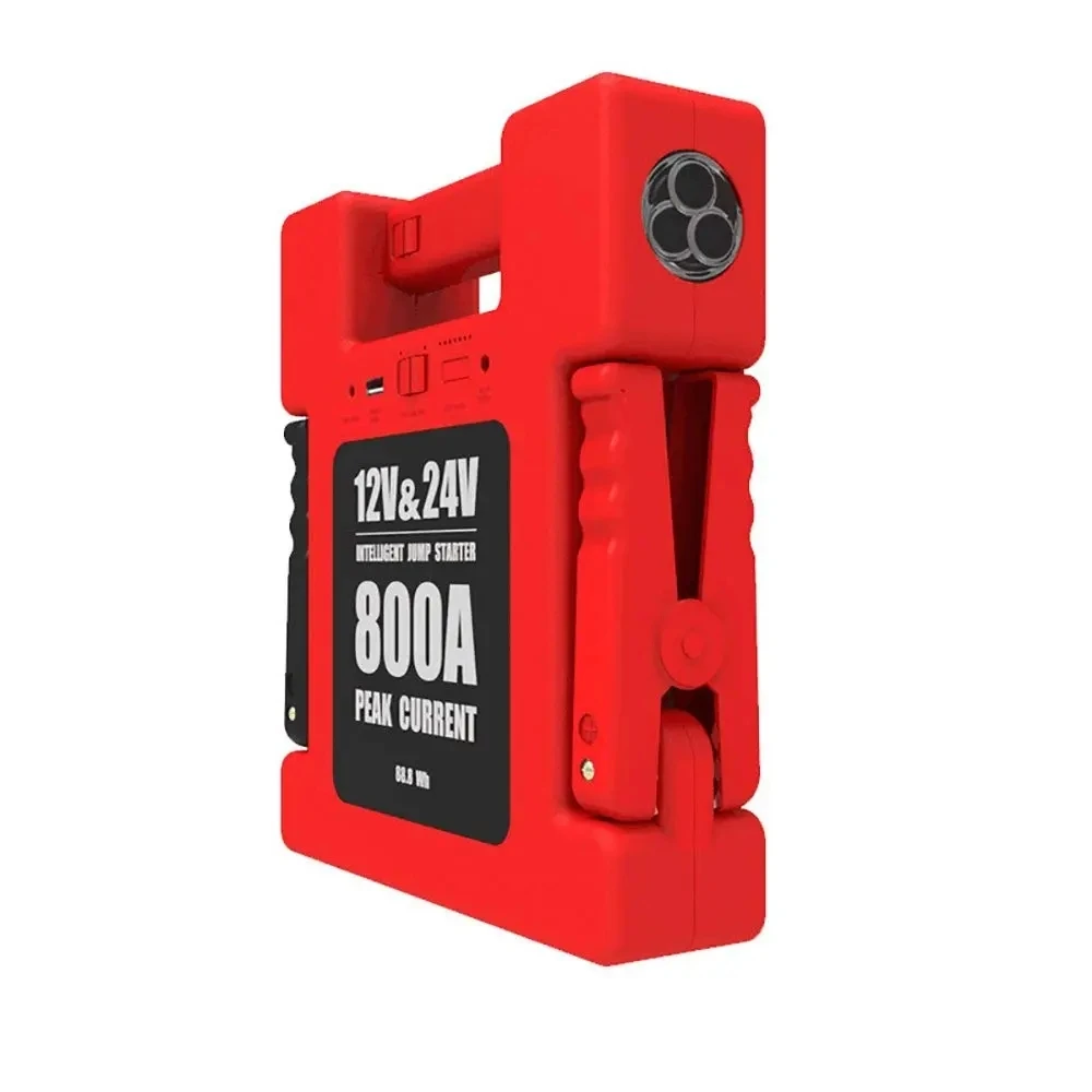 Car Starter 6000A 998000mAh Cars And Trucks 12v 24v Emergency Portable battery power booster jump starter industrial vehicles