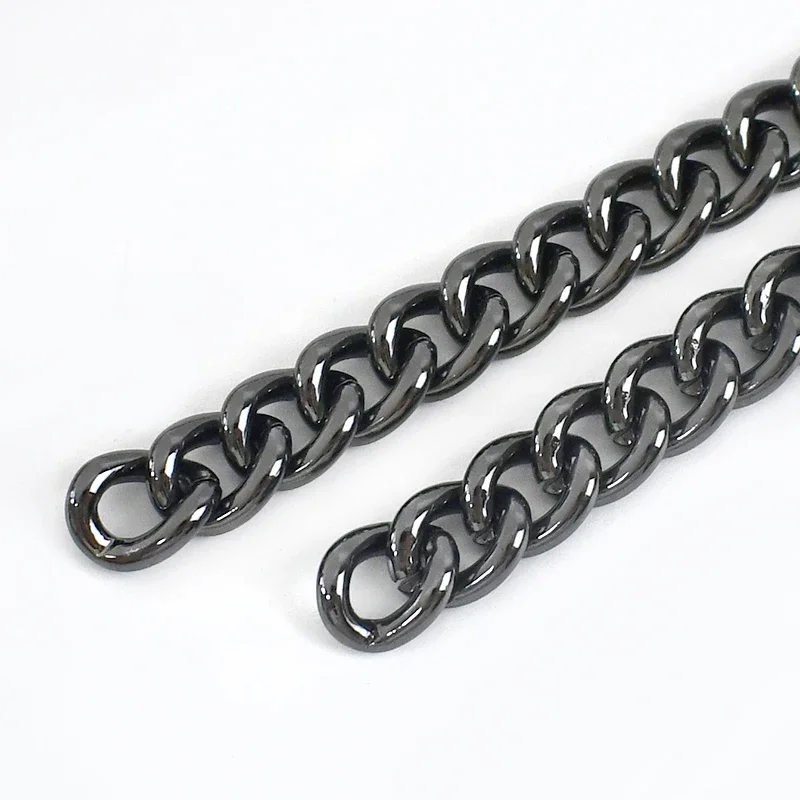 RDNKVB Cadena De Metal Plateada Correa De Hombro Para Bolso 120cm Correa De Hombro Con 2 Anillos Mosquetón O-Ring Cadenas Para Bolsos Correa De Hombro DIY Para Hacer Bolsos Artesanales