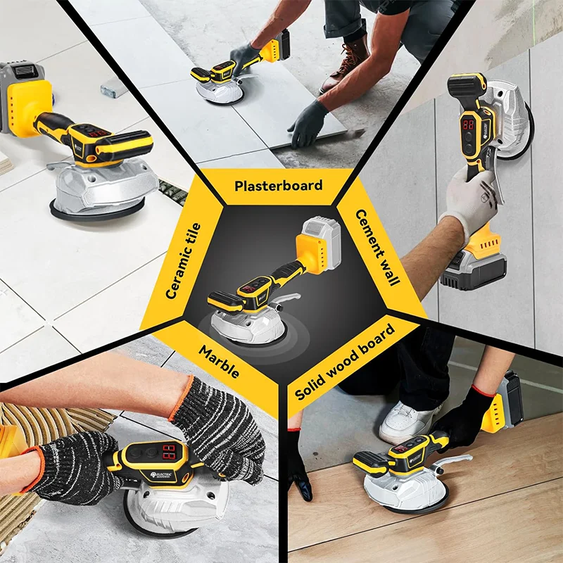 Electric Goddess 8500RPM Electric Tiles Laying Machine Cordless Tiles Laying Device High Loading Vibrating Tool For Dewalt 20V 2