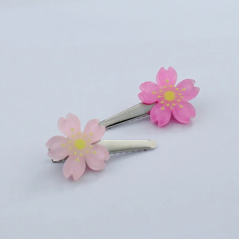 アクセサリー KAORI Anime Miyazono Kaori Cosplay Props Pink Sakura Hairpin Cute Sweet